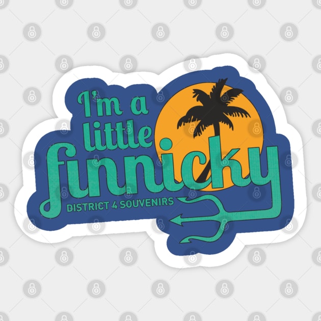 I'm a little Finnicky Sticker by RachaelMakesShirts